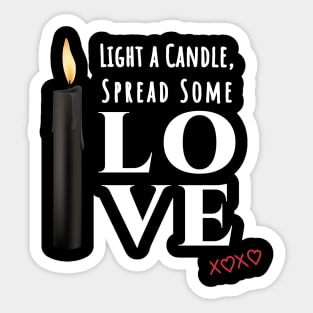 Light a Candle - World Candle Day Sticker